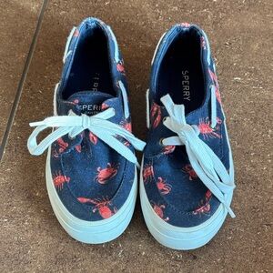 Sperry Women’s Navy Lobster Crab Sneakers